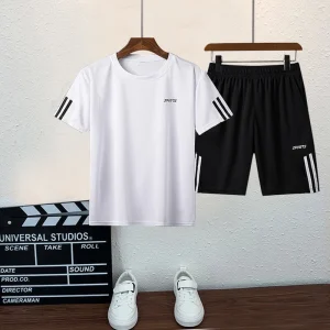 Athletic Sports Printed Summer Short Suit For Kids