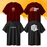 Pack of 2 Be Real Bold Oversized Printed T-Shirts For Men