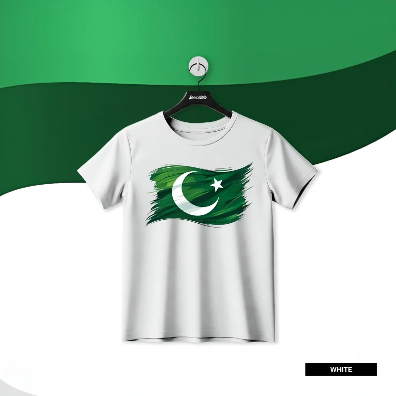 Jashn-e-Pakistan Printed T-Shirt For Kids