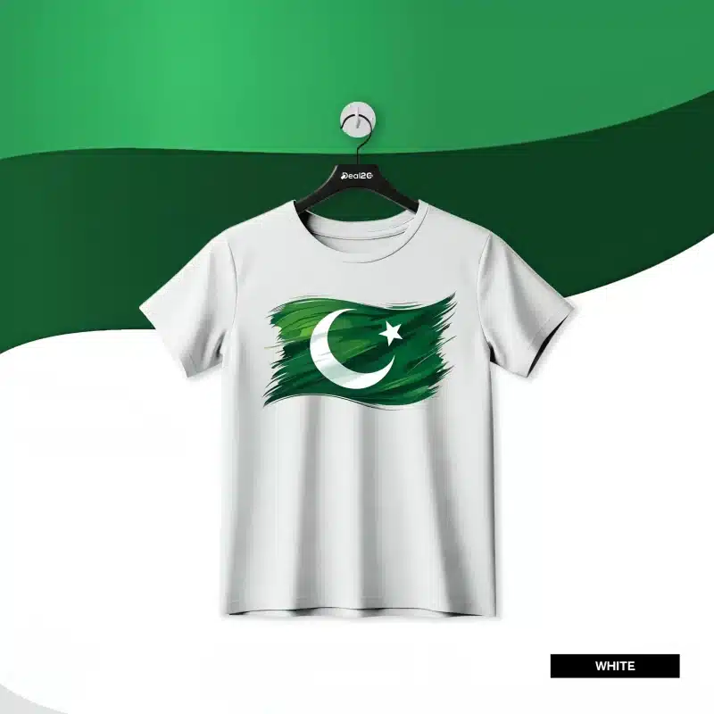 f Jashn-e-Pakistan Printed T-Shirt For Kids