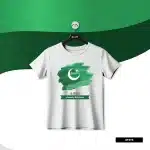 j Azadi Brushstroke Printed T-Shirt For Kids
