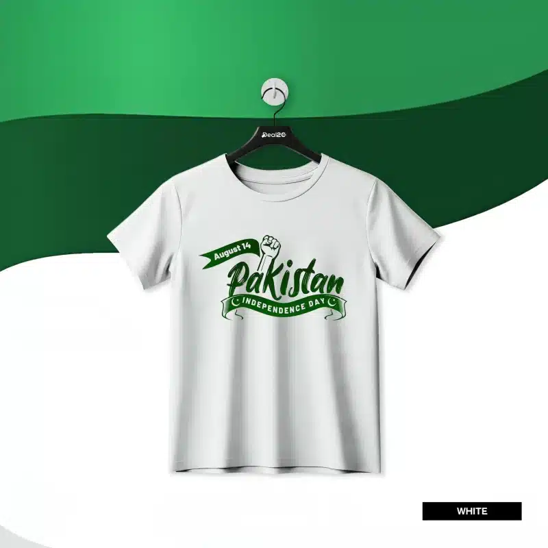 Unity in Green Printed T-Shirt For Kids