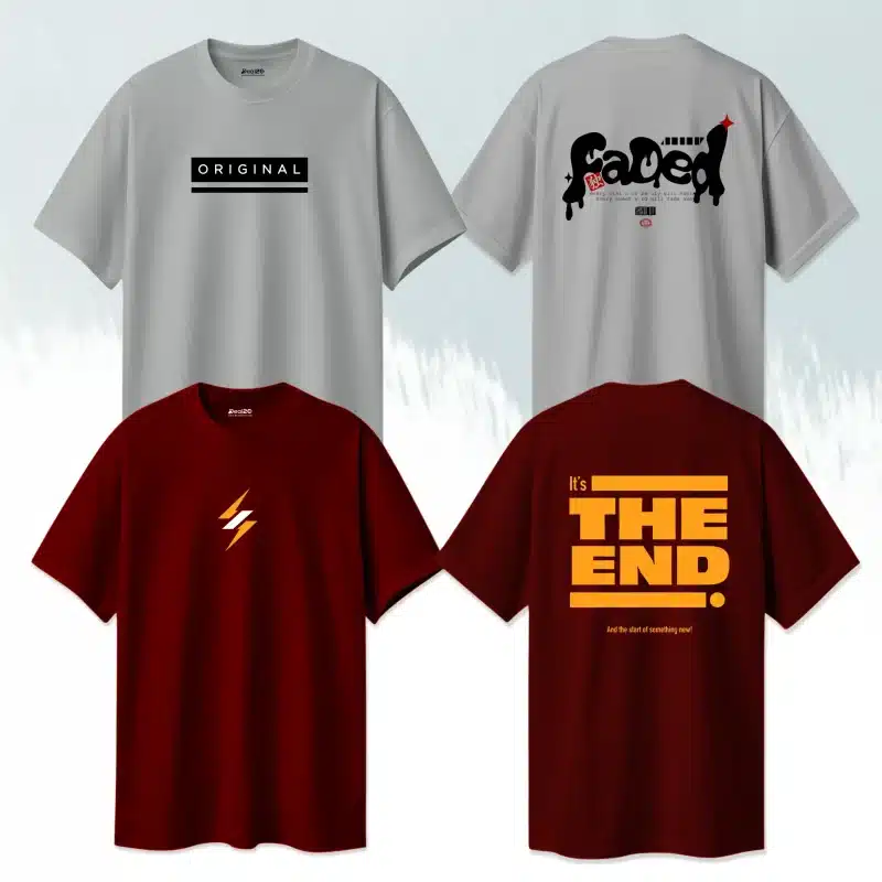 pack of 2 grey and maroon (1)