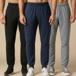 Bundle of 3 Men's Warm Sweatpants for Winter