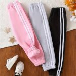 Bundle of 3 Double Stripe Sweatpants for Girls