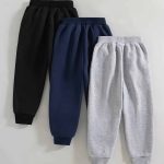 Bundle of 3 Long Casual Sweatpants for Kids