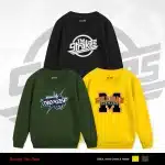 Pack of 3 Strokes Thunder Milligan Printed Sweatshirts for Tween Kids