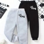 Pack of 2 King Printed Sweatpants For Young Kids