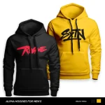 Pack of 2 Alpha Rogue Printed Hoodies for Mens
