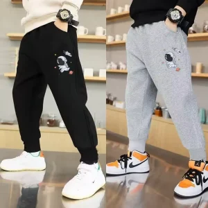 Pack of 2 Astronaut Printed Sweatpants for Kids