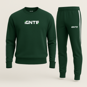 IGNTE Printed Stripped Sweatshirts Tracksuit for Men