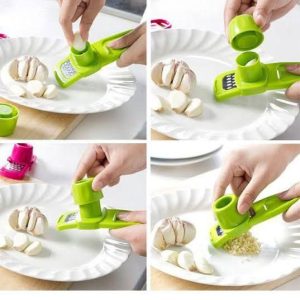 Garlic Mincer – Handheld Press Tool for Quick & Clean Garlic Prep