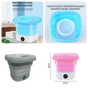 Portable Folding Washing Machine – Compact & Efficient Design