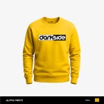 Neo Dark Side Printed Yellow Sweatshirt for Men