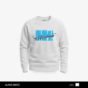 ALX Afreshionk Printed White Sweatshirt for Men