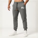SC Printed Gray Sweatpant for Men