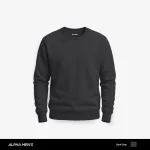 Flint Plain Dark Grey Sweatshirt for Men