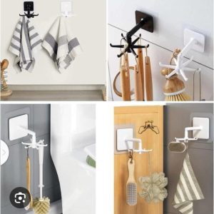Rotating Wall Hook for Kitchen & Bathroom