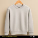 Pure Plain Grey Sweatshirt for Men