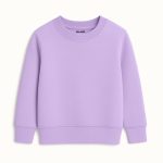 Purple Plain Sweatshirt for Girls