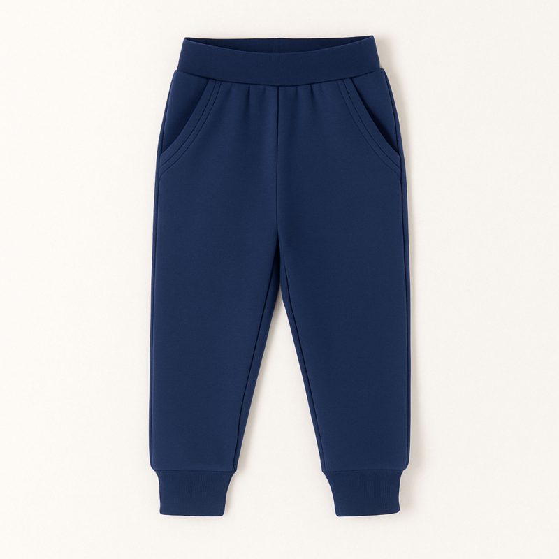Navy Blue Long Casual Sweatpant for Girls