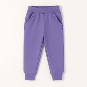 Purple Long Casual Sweatpant for Girls