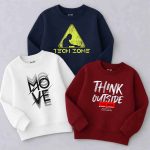 Pack of 3 Tech Zone Outside Sweatshirts for Tween Kids