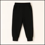 Plain Black Sweatpant For Kids