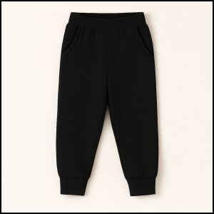 Plain Black Sweatpant For Kids