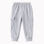 Heather Grey Cargo Pocket Sweatpant For Unisex