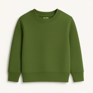 Army Green Plain Sweatshirt - Unisex