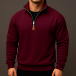 Bundle of 2 Half Zip – Lined Sweatshirt for Mens