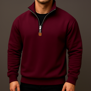 Bundle of 2 Half Zip – Lined Sweatshirt for Mens