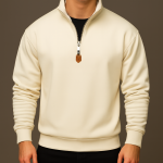 Bundle of 2 Half Zip – Lined Sweatshirt for Mens