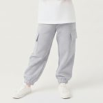 Heather Grey Cargo Pocket Sweatpant For Unisex
