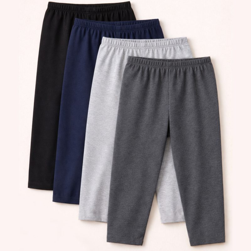 Pack of 4 Kids Soft Single Jersey Nightwear Trousers