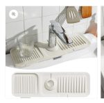 Silicone Sink Faucet Mat – Anti-Slip Drain Pad