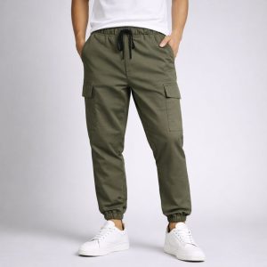 Urban Army Green Cargo Trouser for Men