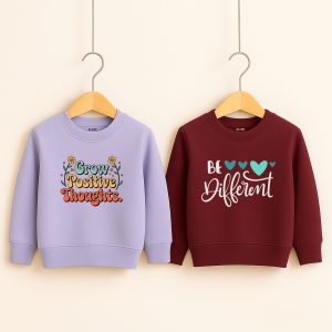 Pack of 2 Grow Different Printed Sweatshirts for Girls