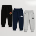 Pack of 3 Mountain Adventure Printed Sweatpants For Young Kids