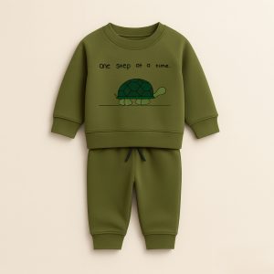 One Step Printed Sweatshirt Tracksuit for Young Kids