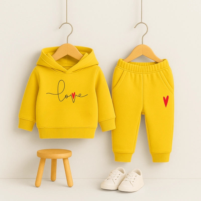 142-scaled-1-800x800 Yellow Love Printed Hooded Tracksuit for Girls