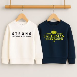 Pack of 2 Strong Jaleeman Printed Sweatshirts for Tween Kids