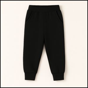 Plain Black Sweatpant For Kids