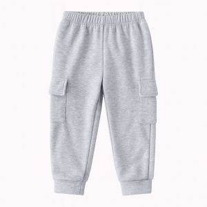 Heather Grey Cargo Pocket Sweatpant For Unisex