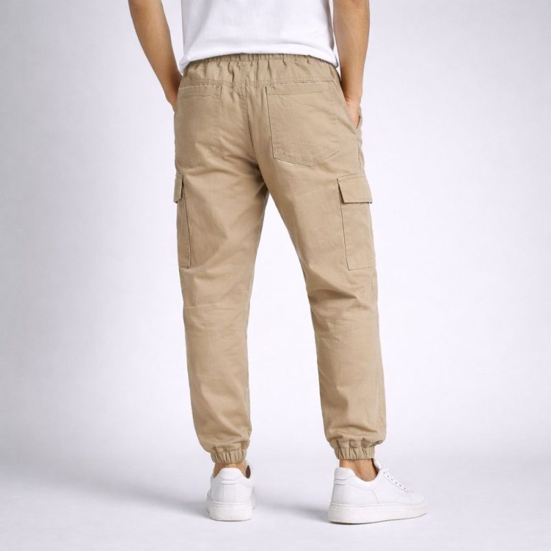 Drift Beige Cargo Trouser for Men