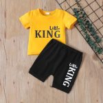 Kids Little King Printed Short Suit