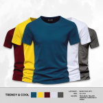 Bundle of 5 Trendy And Cool Basic Half Sleeves T-Shirts For Men
