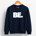 BE Dot Printed Navy Blue Sweatshirt for Tween Kids