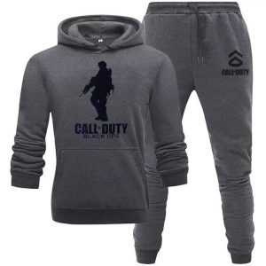 C.O.D Printed Charcoal Tracksuit